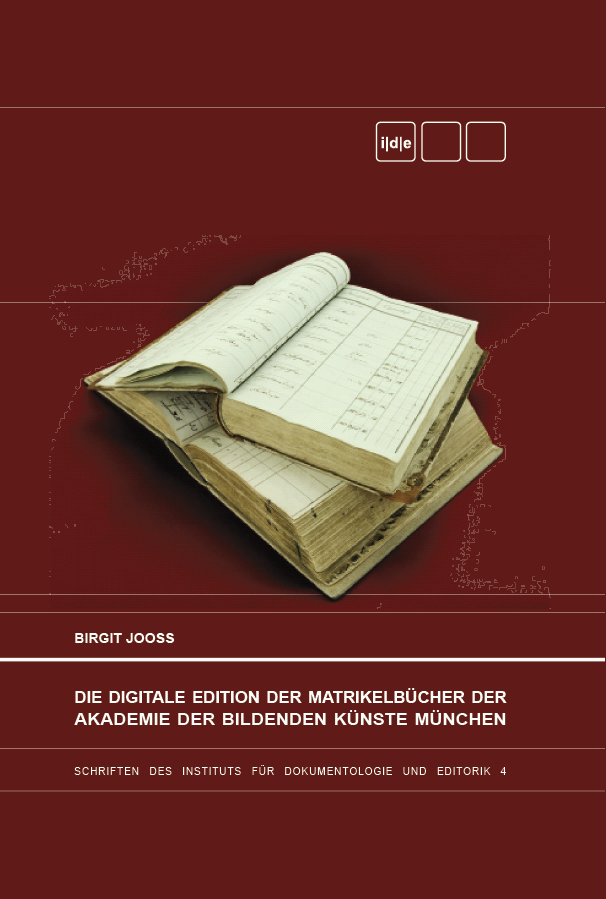 Matrikelbücher der Akademie der Bildenden Künste München (SIDE 4) online