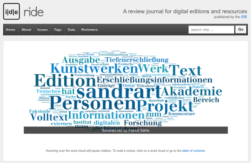 IDE launches Review Journal for Digital Editions